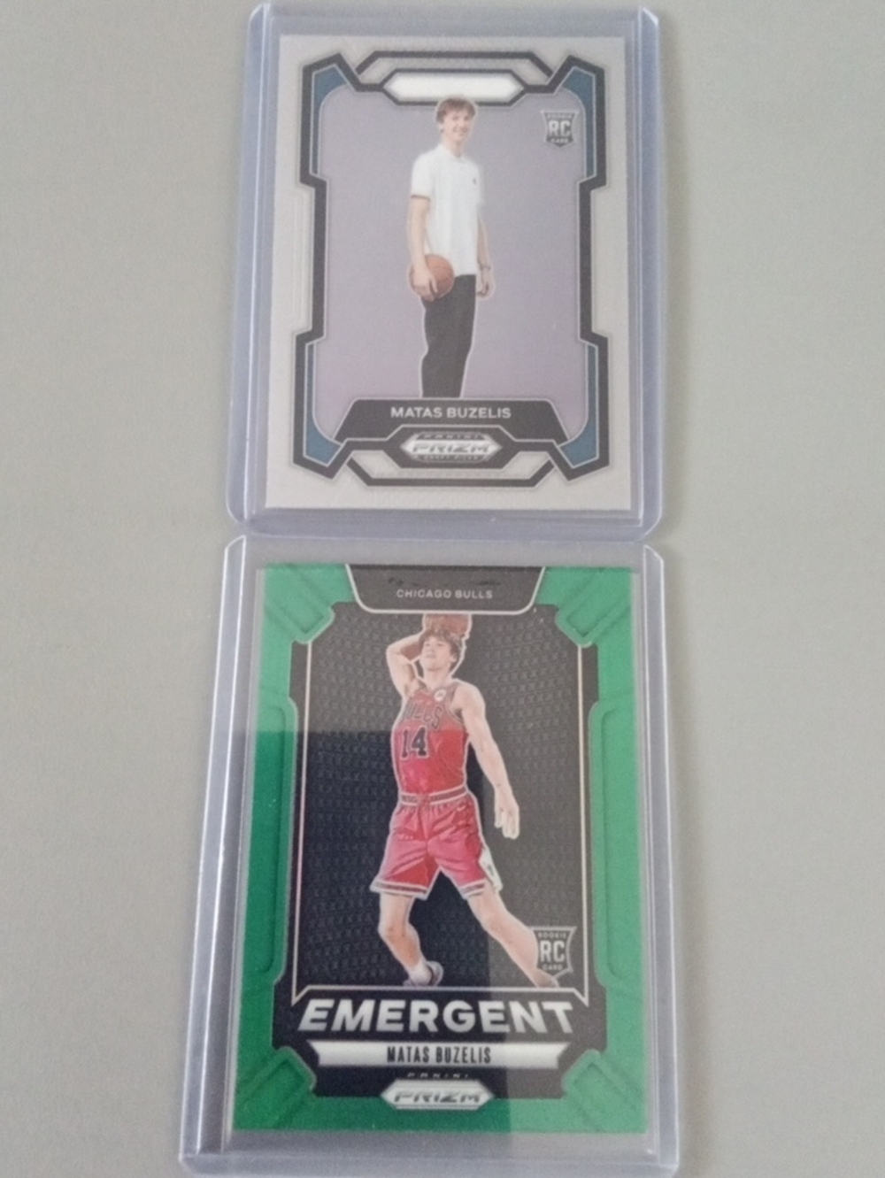 Matas Buzelis Sports Card Lot in Sleeve.